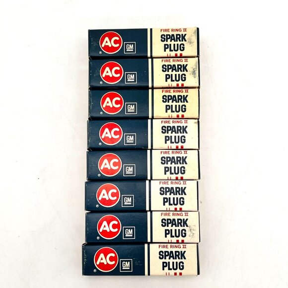 (EMPTY BOX) AC GM Fire Ring II Spark Plugs 44TS - 5613191 (NO PLUGS) - Picture 7 of 12